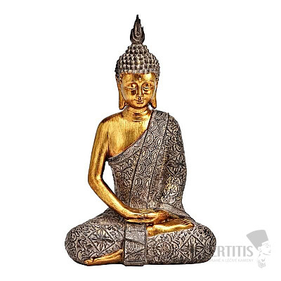 Buddha meditating Thai figurine 25 cm