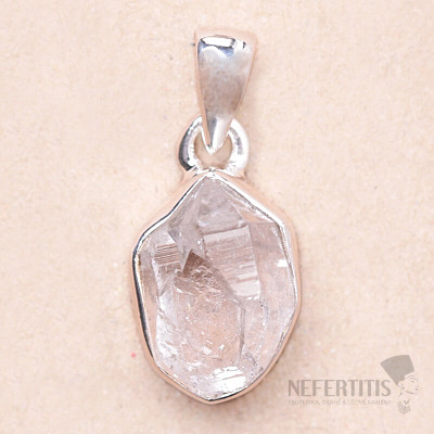 Herkimer diamond pendant silver Ag 925 LOT112