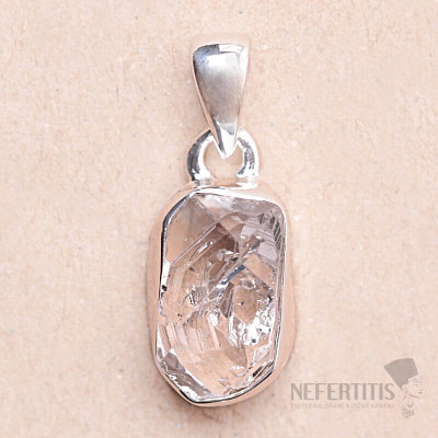 Herkimer diamant prívesok striebro Ag 925 LOT117