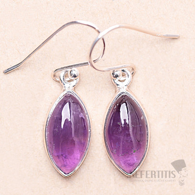 Amethyst earrings silver Ag 925 E1295