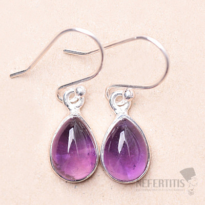 Amethyst earrings silver Ag 925 E1299