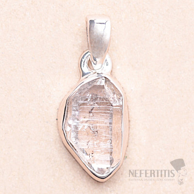 Herkimer diamond pendant silver Ag 925 LOT133