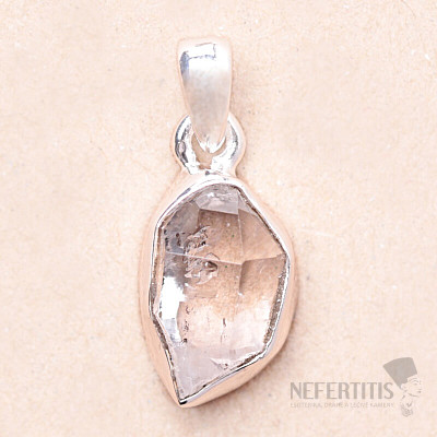 Herkimer diamond pendant silver Ag 925 LOT139