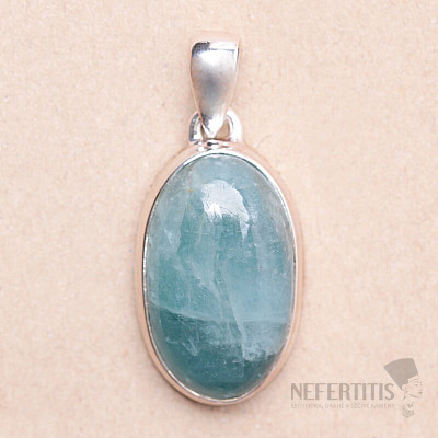 Aquamarine pendant silver Ag 925 P1480