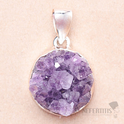 Amethyst-Anhänger Silber Ag 925 P1494