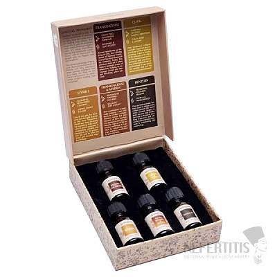 Aromafume Set of 5 essential oils from resins 5 x 10 ml