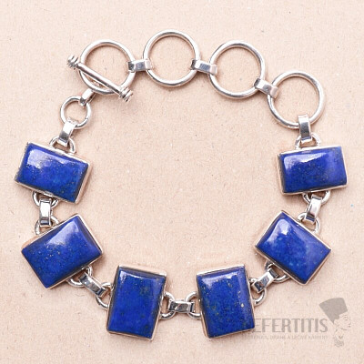 Lapislazuli Armband Silber Ag 925 B187