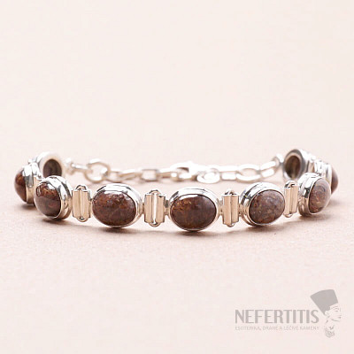 Pietersit bracelet silver Ag 925 18851