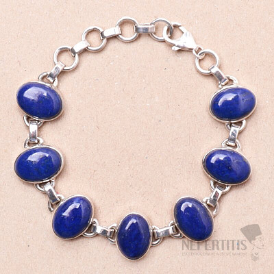 Lapis Lazuli náramok striebro Ag 925 B195