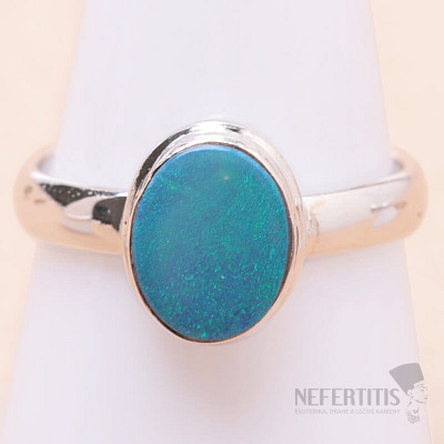 Opal australischer Ring Silber Ag 925 LOT20