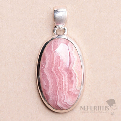 Rhodochroze pendant silver Ag 925 P2251