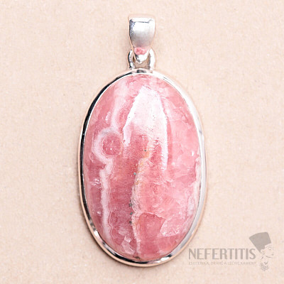 Rhodochroze pendant silver Ag 925 P2343