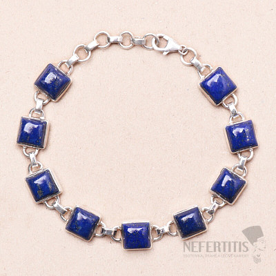 Lapis Lazuli náramek stříbro Ag 925 B240