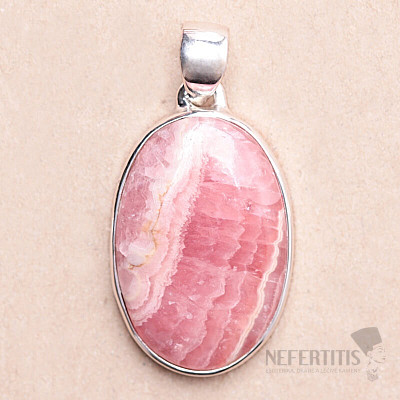 Rhodochroze pendant silver Ag 925 P2420