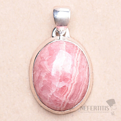 Rhodochroze pendant silver Ag 925 P2476