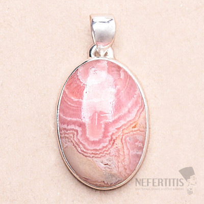 Rhodochroze pendant silver Ag 925 P2495