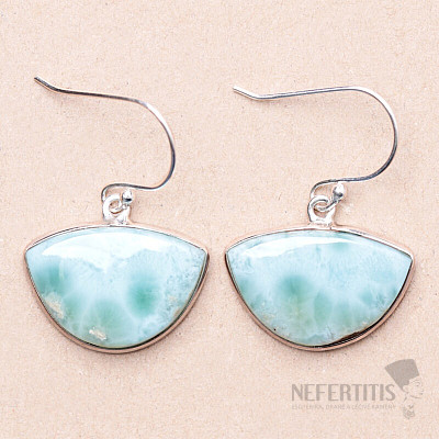 Larimar Ohrringe Silber Ag 925 E2578