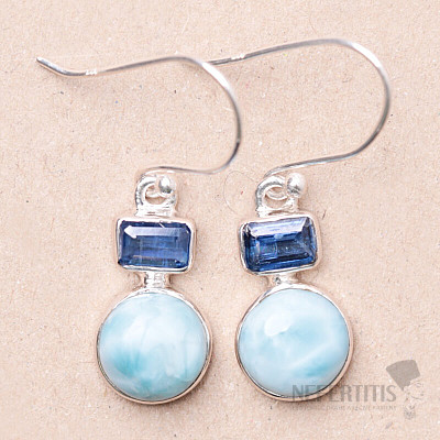 Larimar earrings silver Ag 925 E2587