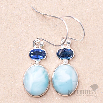 Larimar earrings silver Ag 925 E2589