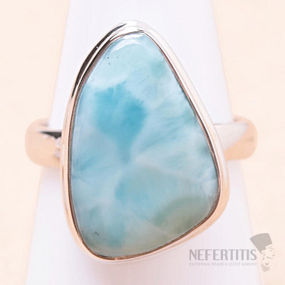 Larimar prsteň striebro Ag 925 LOT265