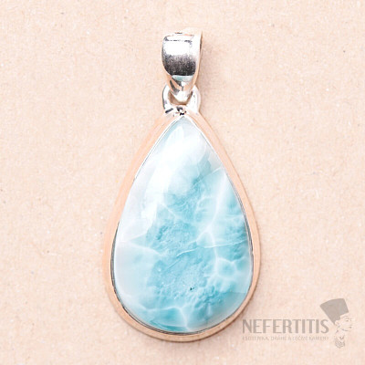 Larimar přívěsek stříbro Ag 925 LOT274