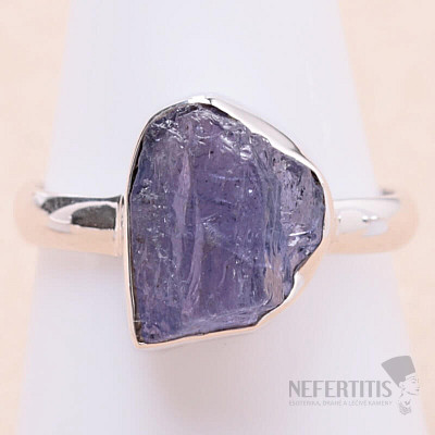 Tanzanite raw ring silver Ag 925 LOT278