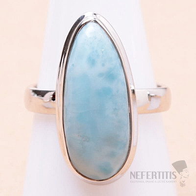 Larimar prsteň striebro Ag 925 LOT282