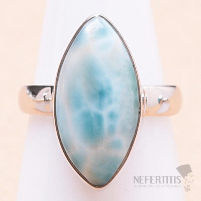 Larimar prsteň striebro Ag 925 LOT288