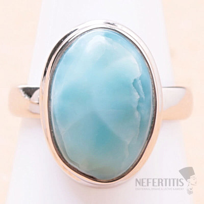 Larimar prsten stříbro Ag 925 LOT289