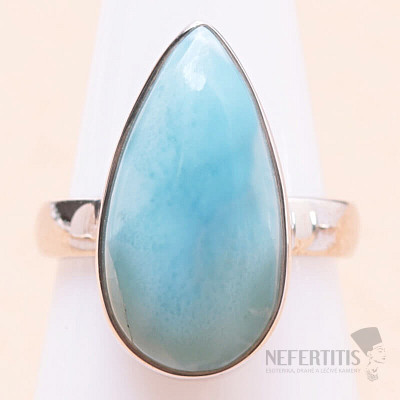 Larimar prsteň striebro Ag 925 LOT291