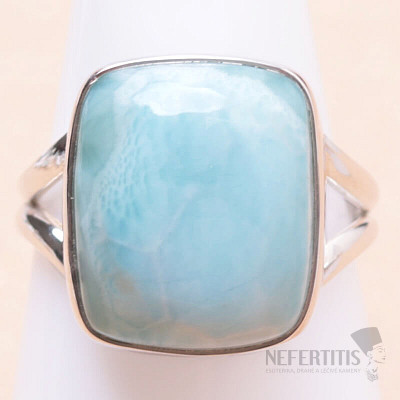 Larimar prsteň striebro Ag 925 LOT296