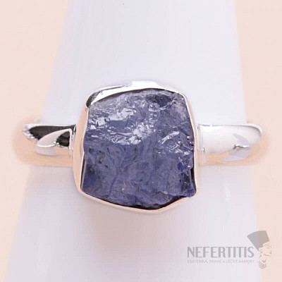 Tanzanite raw ring silver Ag 925 LOT297