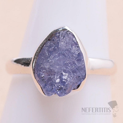 Tanzanite raw ring silver Ag 925 LOT300