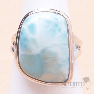 Larimar prsteň striebro Ag 925 LOT305