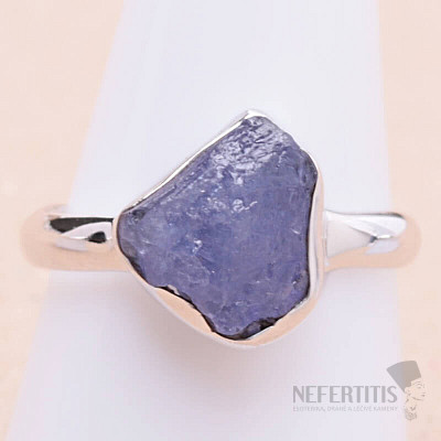 Tanzanite raw ring silver Ag 925 LOT305