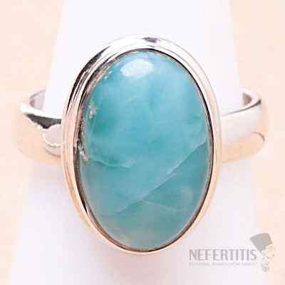 Larimar prsteň striebro Ag 925 LOT307