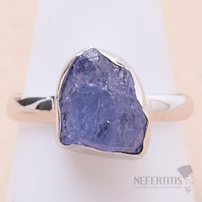 Tanzanite raw ring silver Ag 925 LOT321