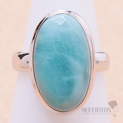 Larimar prsten stříbro Ag 925 LOT338