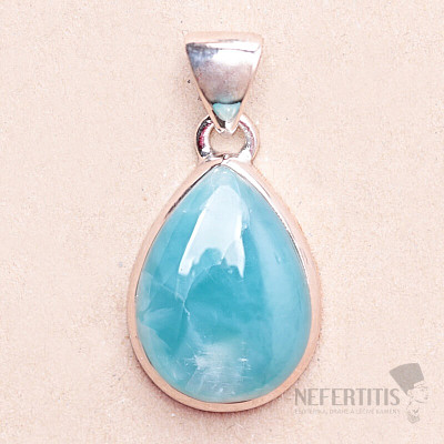 Larimar přívěsek stříbro Ag 925 LOT346