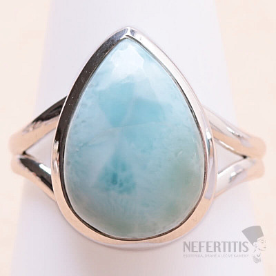 Larimar prsten stříbro Ag 925 R3839