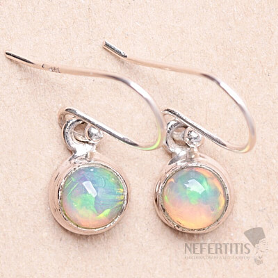 Opal Ethiopian earrings silver Ag 925 E397