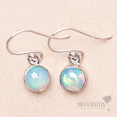 Opal Ethiopian earrings silver Ag 925 E433