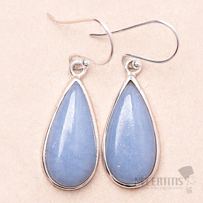 Angelite earrings silver Ag 925 E437