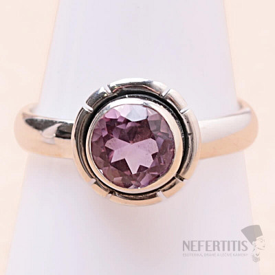 Amethyst geschliffener Ring Silber Ag 925 59721