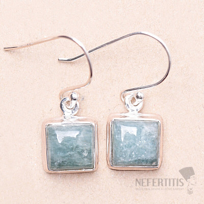 Aquamarine earrings silver Ag 925 E630