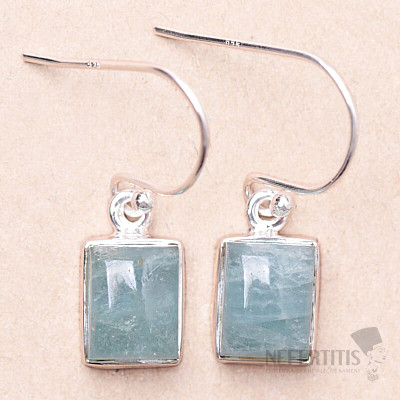 Aquamarine earrings silver Ag 925 E633