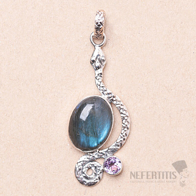 Labradorite pendant silver Ag 925 67758