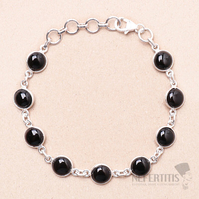 Onyx-Armband Silber Ag 925 68483