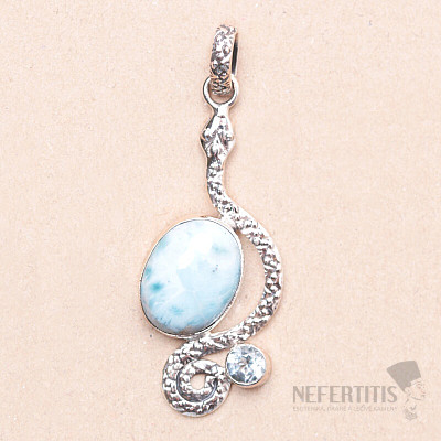 Larimar prívesok striebro Ag 925 69505