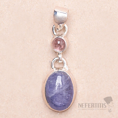 Tanzanite pendant silver Ag 925 71008